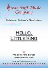 Hello Little King Unison choral sheet music cover